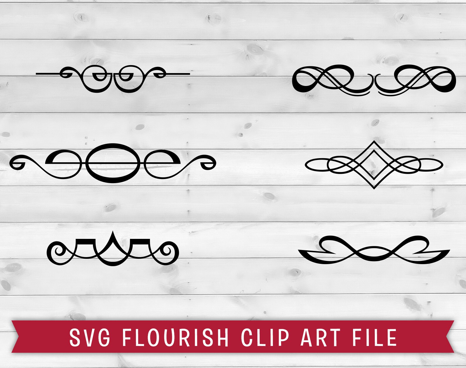 Flourish Svg Clip Art Digital Cut Files, Swoosh SVG, Swish C - Inspire  Uplift