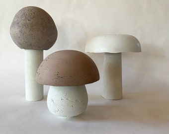 Modern Modular Concrete Mushrooms