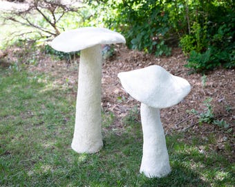 Hempcrete Mushroom Sculpture