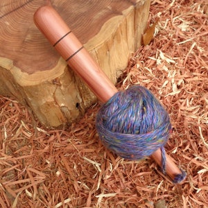 Simple Nostepinne - Wool Winder - 2 sizes - Cherry - Yarn Baller -  Gift for spinner/ knitter