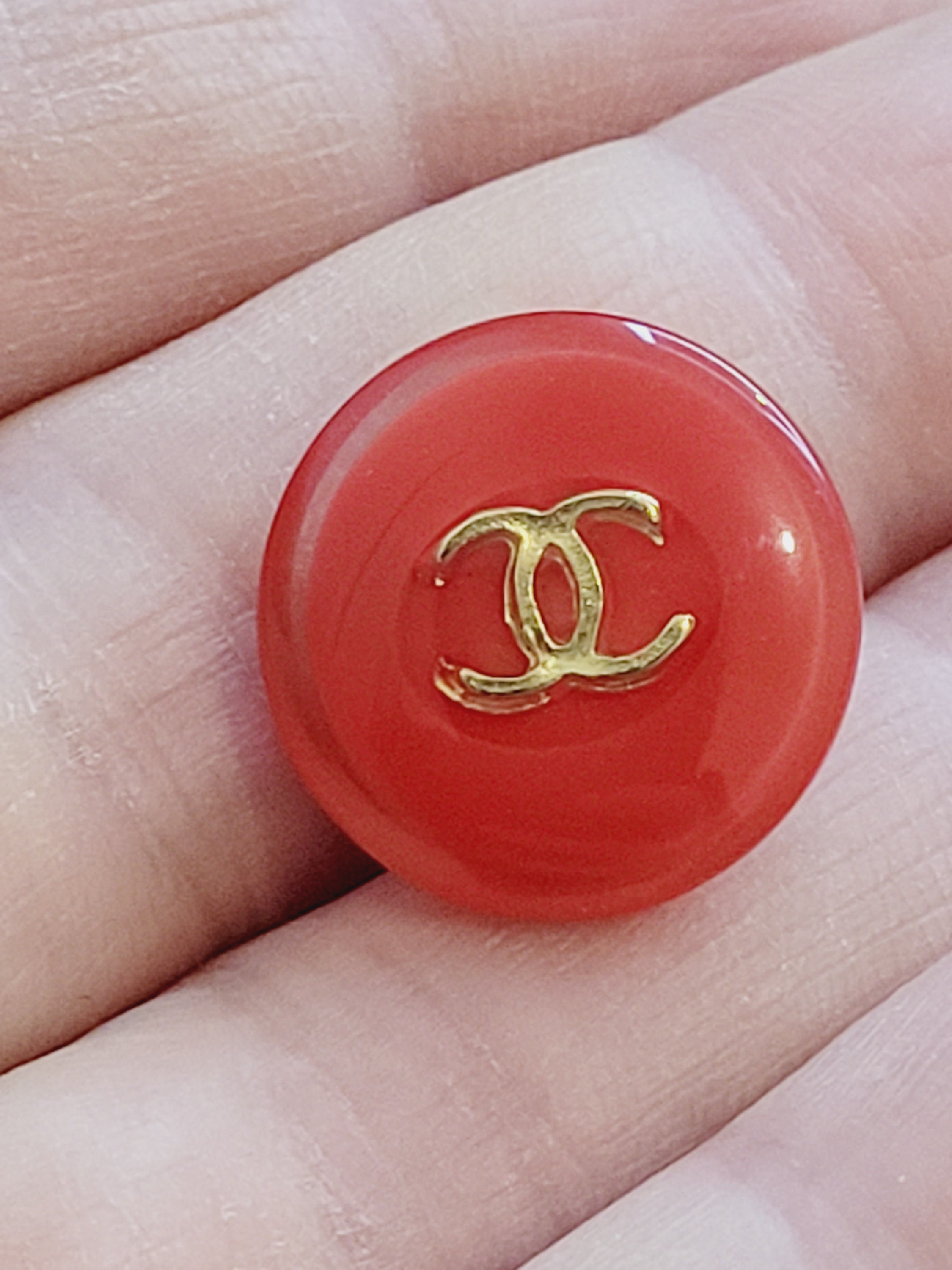 Vintage Chanel Buttons Vintage Design Button for Them Etsy