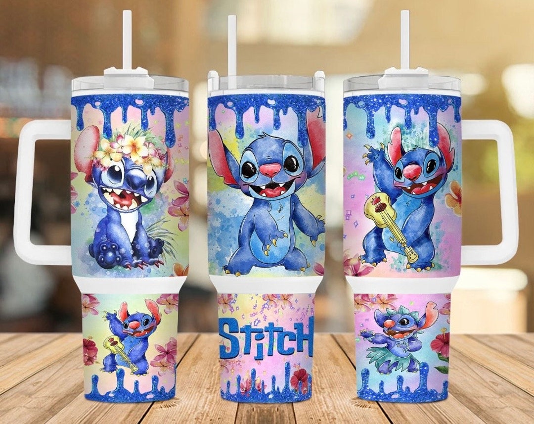 Stitch Cup With Handle 40oz Cup Etsy
