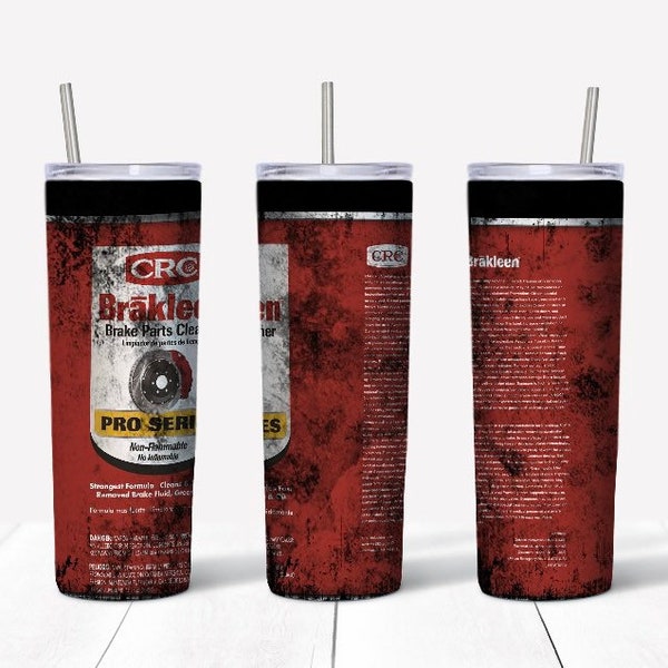 Brake Cleaner Tumbler Etsy