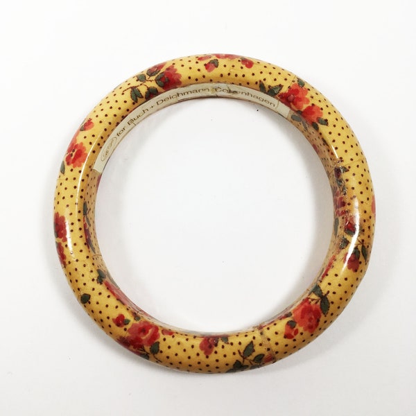 Jacob Hull, for Buch & Deichmann, glass and gilt plated pendant on a