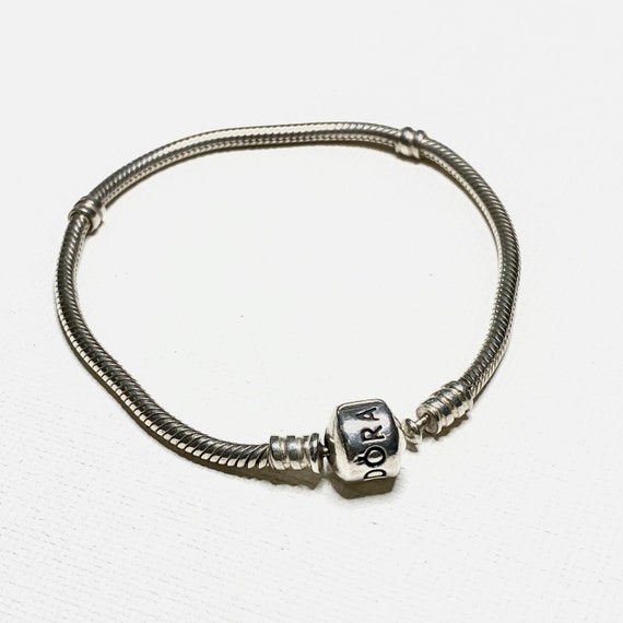 Pandora Sterling Silver Classic Snake Chain Signa… - image 3