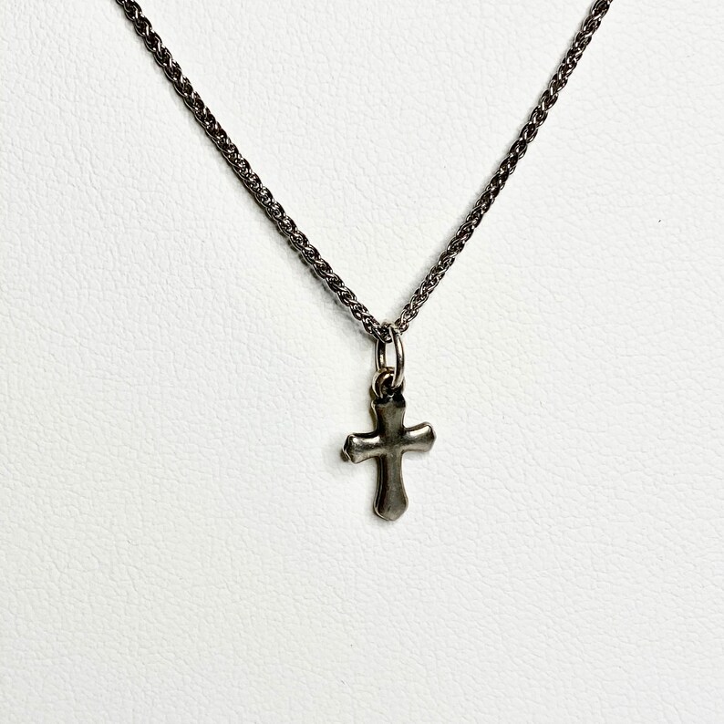 James Avery Petite Cross Necklace 16 Inch Sterling Silver Etsy
