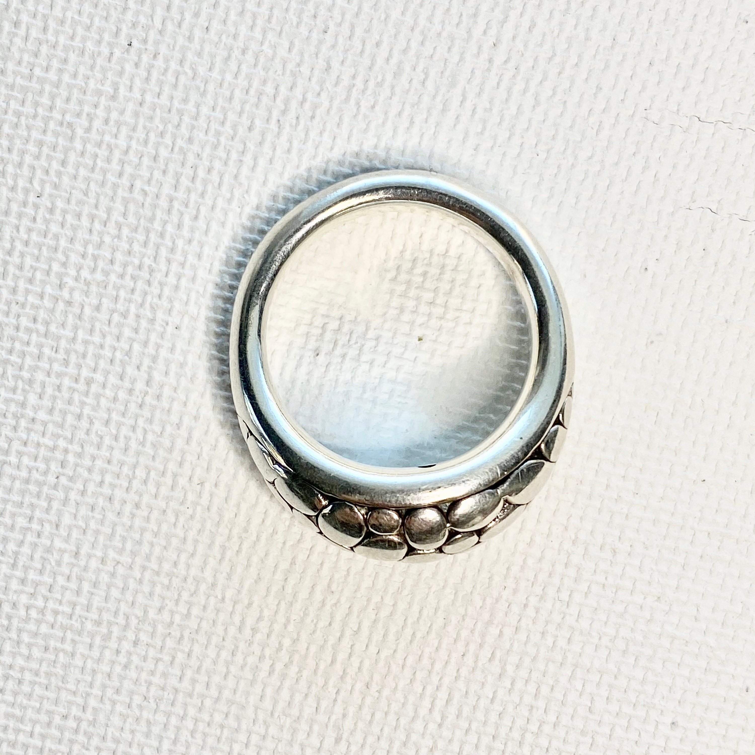 Sterling Silver Bali Dome Ring Vintage 1990s 2000s Dots Motif - Etsy
