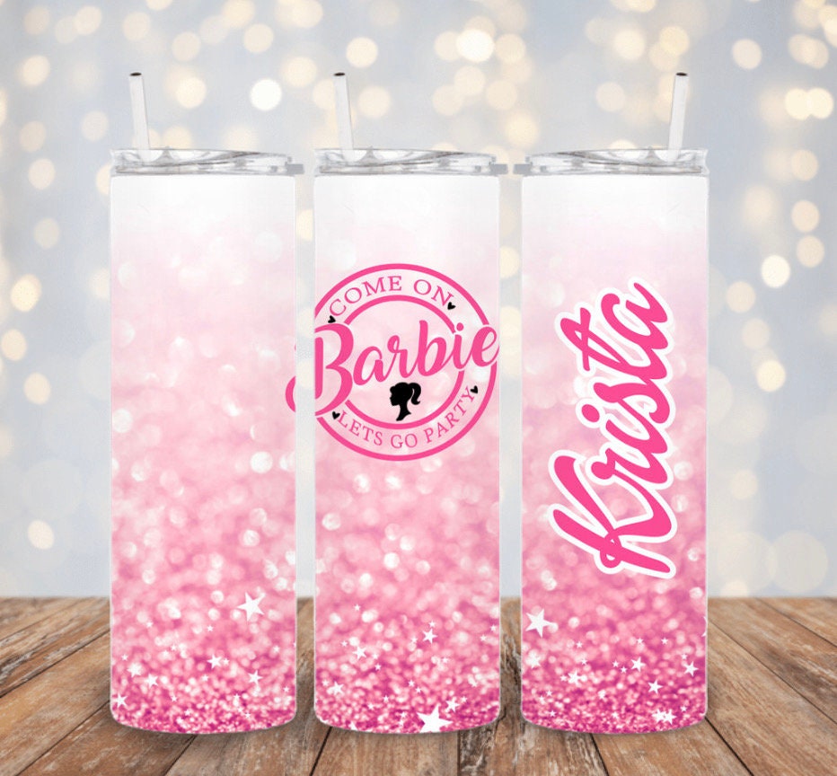 BARBIE DREAMER'S DELIGHT TUMBLER - 20 OZ SKINNY TUMBLER - BARBIE - TUM –  Swift Tumblers