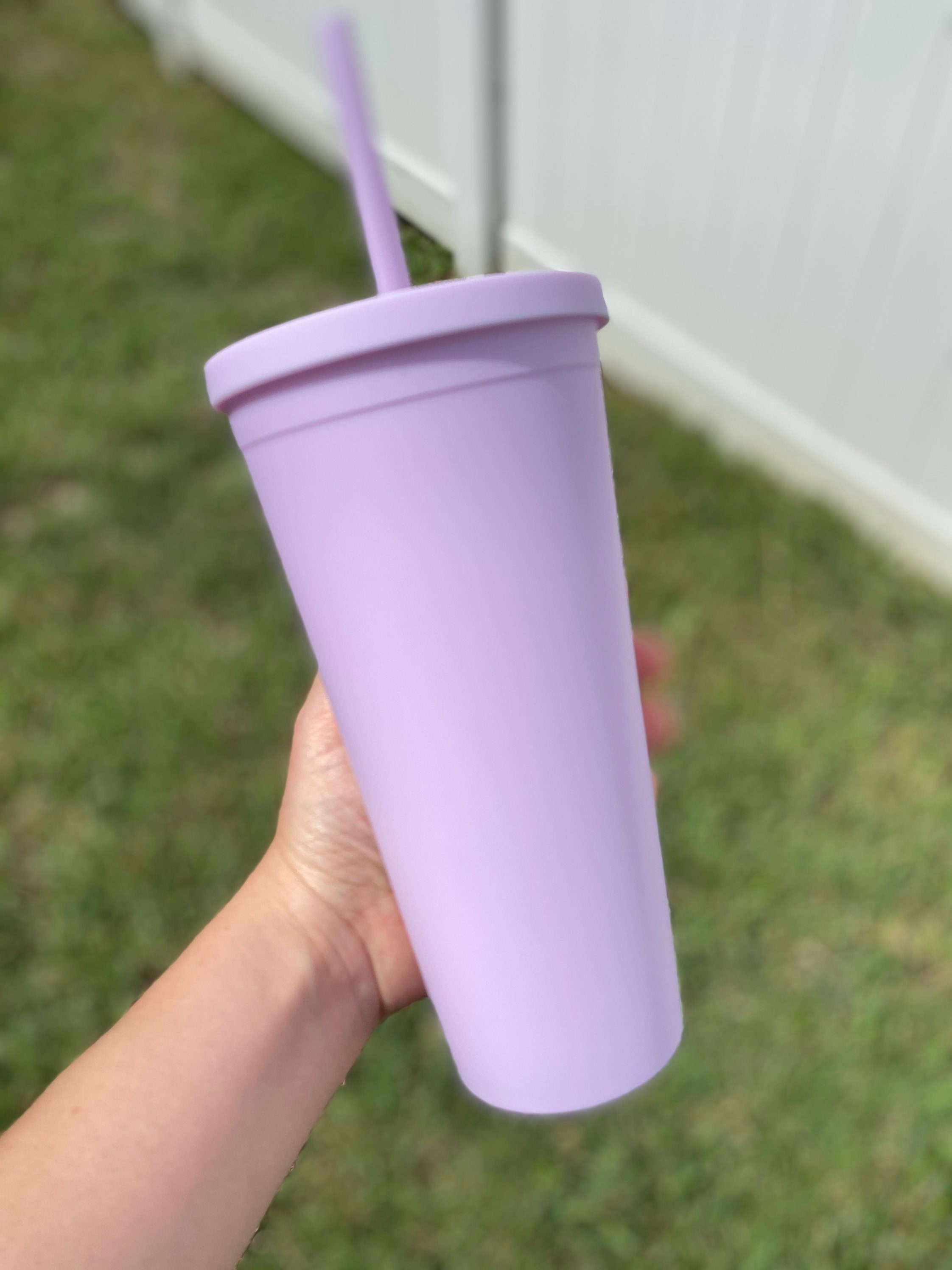 Personalized Matte Black Tumbler 22oz Holographic vinyl Etsy