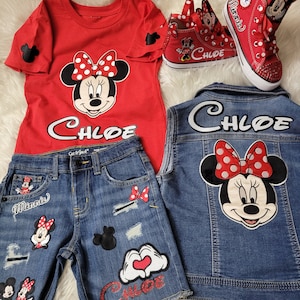 Toddler Girls Birthday Outfit | Custom Birthday Denim Set | Custom Outfits | jacket Skirt & Shirt | Any theme