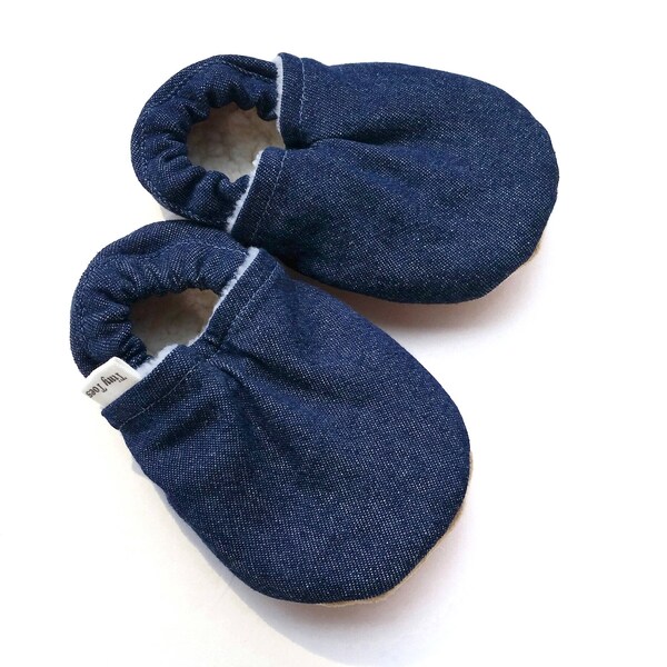 denim shoes for baby girl