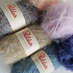 Mohair-Effekt Grobstrickgarn Phildar BEAUGENCY