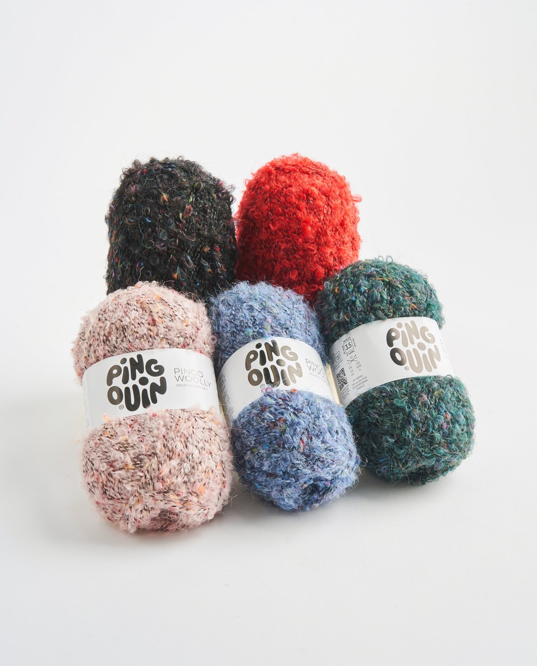 DK Weight Yarn Pingouin Yarn PINGO WOLLY Thick Boucle Yarn Knitting dk-weight-yarn-pingouin-yarn-pingo-wolly-thick-boucle-yarn-knitting