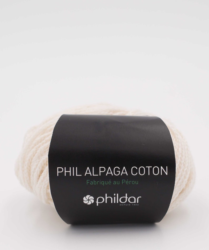 Alpaca Yarn Phildar Alpaga Cotton, Cotton Yarn, DK Yarn, Pure Wool, DK