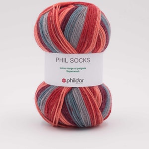 Wollgarn für Socken Phildar SOCKS MULTICO