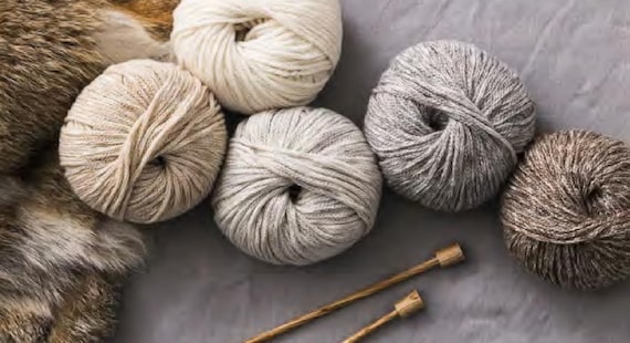Alpaca Yarn Phildar Alpaga Cotton, Cotton Yarn, DK Yarn, Pure Wool