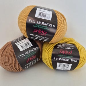 PHILDAR merinos 6 dicke Kammgarne aus Merinowolle