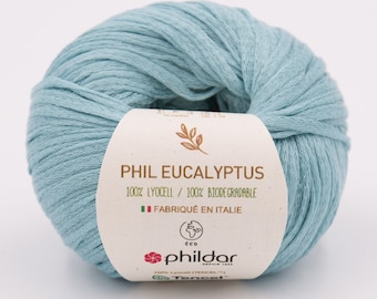 PHILDAR Eucalyptus yarn, Tencel Eco-Friendly Ribbon Responsible Yarn