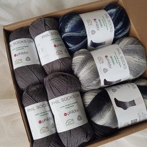 Wolle Socken Garn-Set Geschenke für Strickerinnen