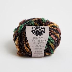 Chunky multicolor gesprenkelte Wolle Pingouin PINGO LOLLIPOP