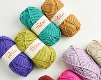Chunky wool blend yarn, PHILDAR Phil Partner 6 - 50g / 66m