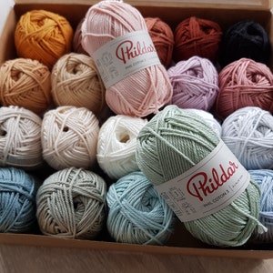 Baumwollgarnpackungen für gehäkelte Amigurumi 20x25 g