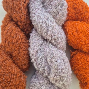 Filato bouclé in lana di alpaca KREMKE 50 g/250 m