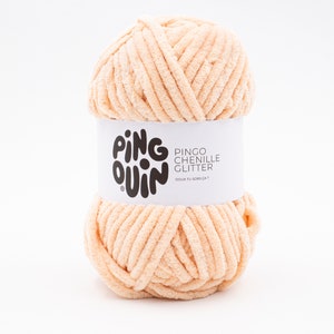 Plüschchenille Häkelgarn CHENILLE GLITTER