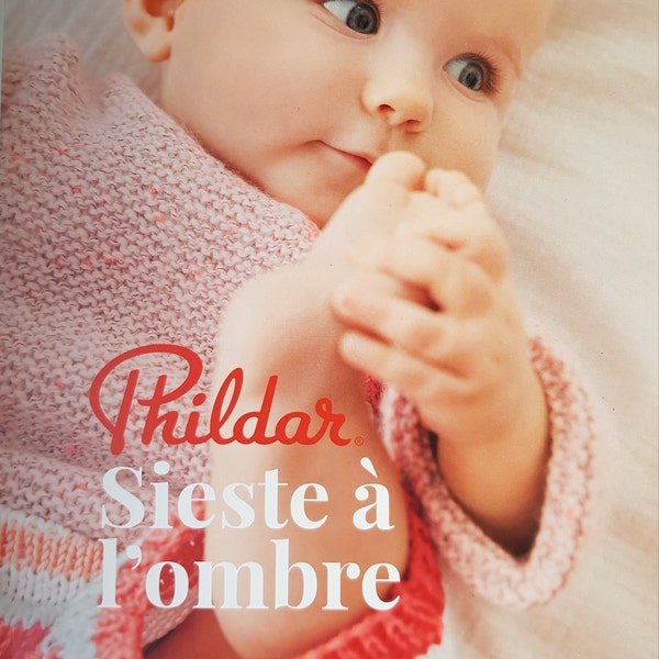 Magazine de tricot Phildar 223, Modèles de tricot pour bébé, Modèle de tricot pour bébé, Livre de tricot en français, Faites-le vous-même