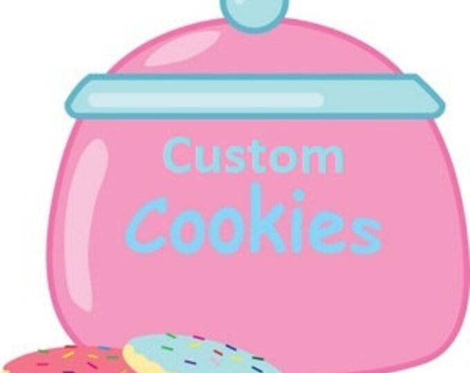Custom Cookies Etsy