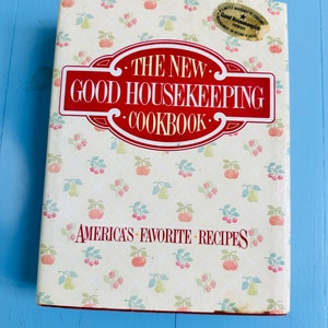 Vintage 1980s &quot;The New Good Housekeeping Cookbook&quot; Vintage Cookbook, American Cookbook, 80s Recipe Book, Good Housekeeping Recipes