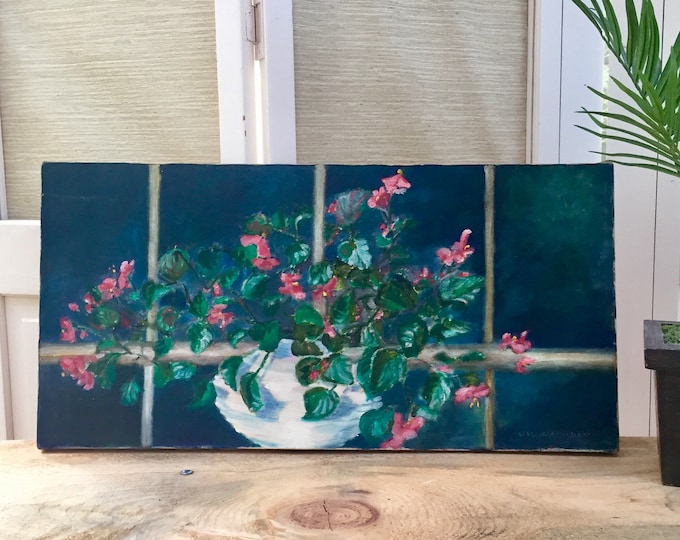 Vintage Still Life Painting, Vintage Original Artwork, Vintage Floral Painting, Original Artwork, Vintage Wall Decor