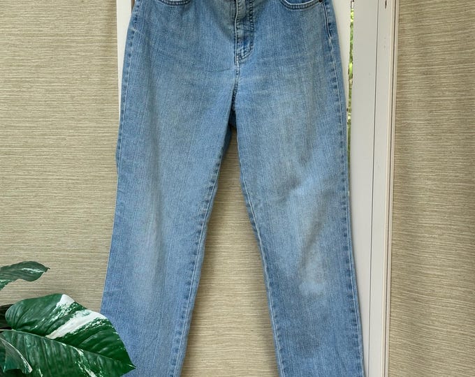 Vintage 80s Mom Jeans, Vintage Gloria Vanderbilt Jeans, Women's Size 8, 29 inch waist, Light Wash Jeans, Baggy Jeans