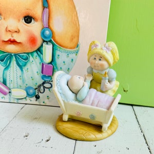 Vintage Cabbage Patch Kids Figurine Xavier Roberts Big Sister Gift Bisque Porcelain Figure
