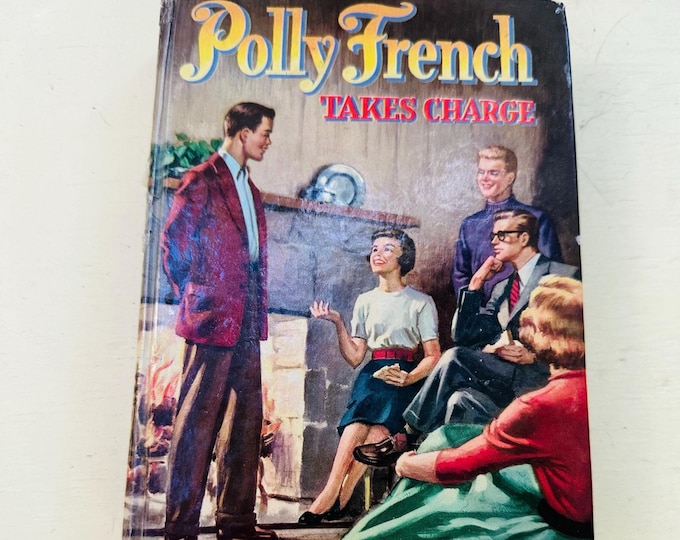 Vintage 1950s Young Adult Novel "Polly French Takes Charge" by Francine Lewis. Mid Century Young Adult Book, Vintage Young Adult Novel