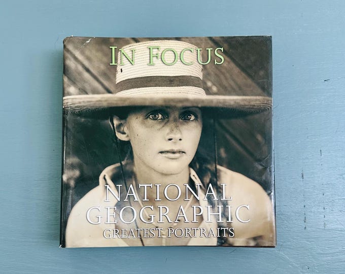 National Geographic Greatest Portraits Hardcover Photography Book 2004 In Focus Coffee Table Book
