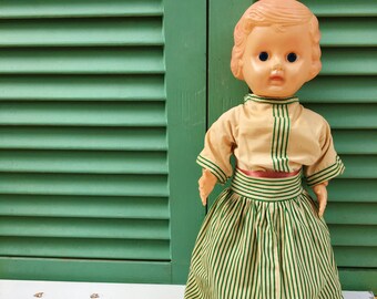 1930s Doll, Vintage Celluloid Doll, Antique Baby Doll, Collectors Doll, 15 Inch Doll, Vintage Doll, 1930s Plastic Doll