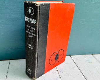 Vintage 1961 Lindbergh-ontvoeringsboek Kidnap The Story of the Lindbergh Case George Waller True Crime hardcover