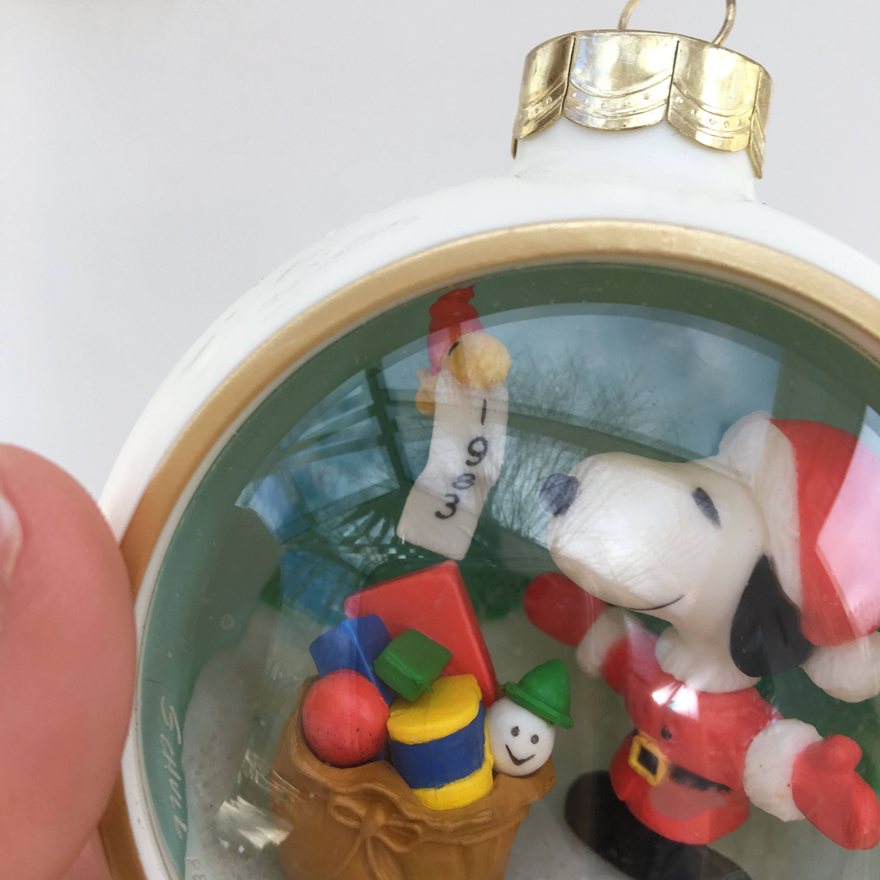 Vintage 1980s Snoopy Ornament, Hallmark Snoopy Ornament, Vintage Snoopy