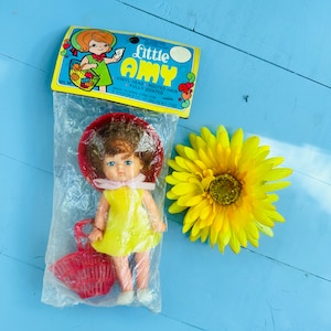Vintage &quot;Little Amy&quot; Doll, 1960s dime store doll, Retro doll, Collectible mid century doll, Unopened doll, New in Box vintage doll, Amy Doll