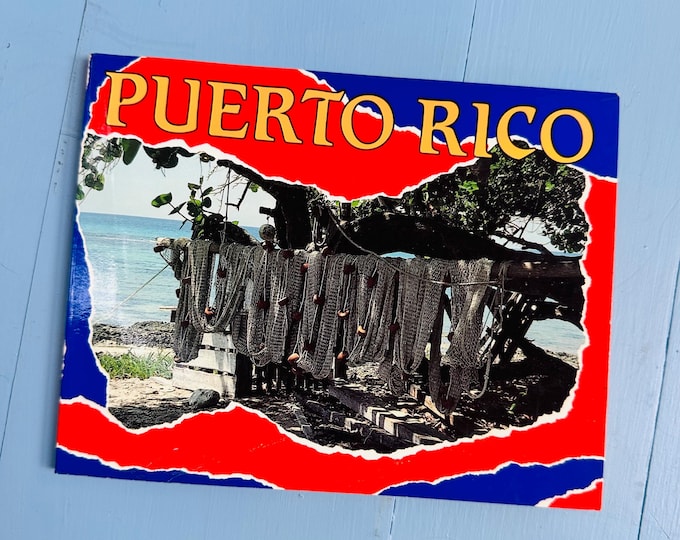 Vintage 1990s Puerto Rico Book, State of Puerto Rico History Book, Puerto Rico Travel Book, Vintage US Travel Guidebook, Homeschool Book