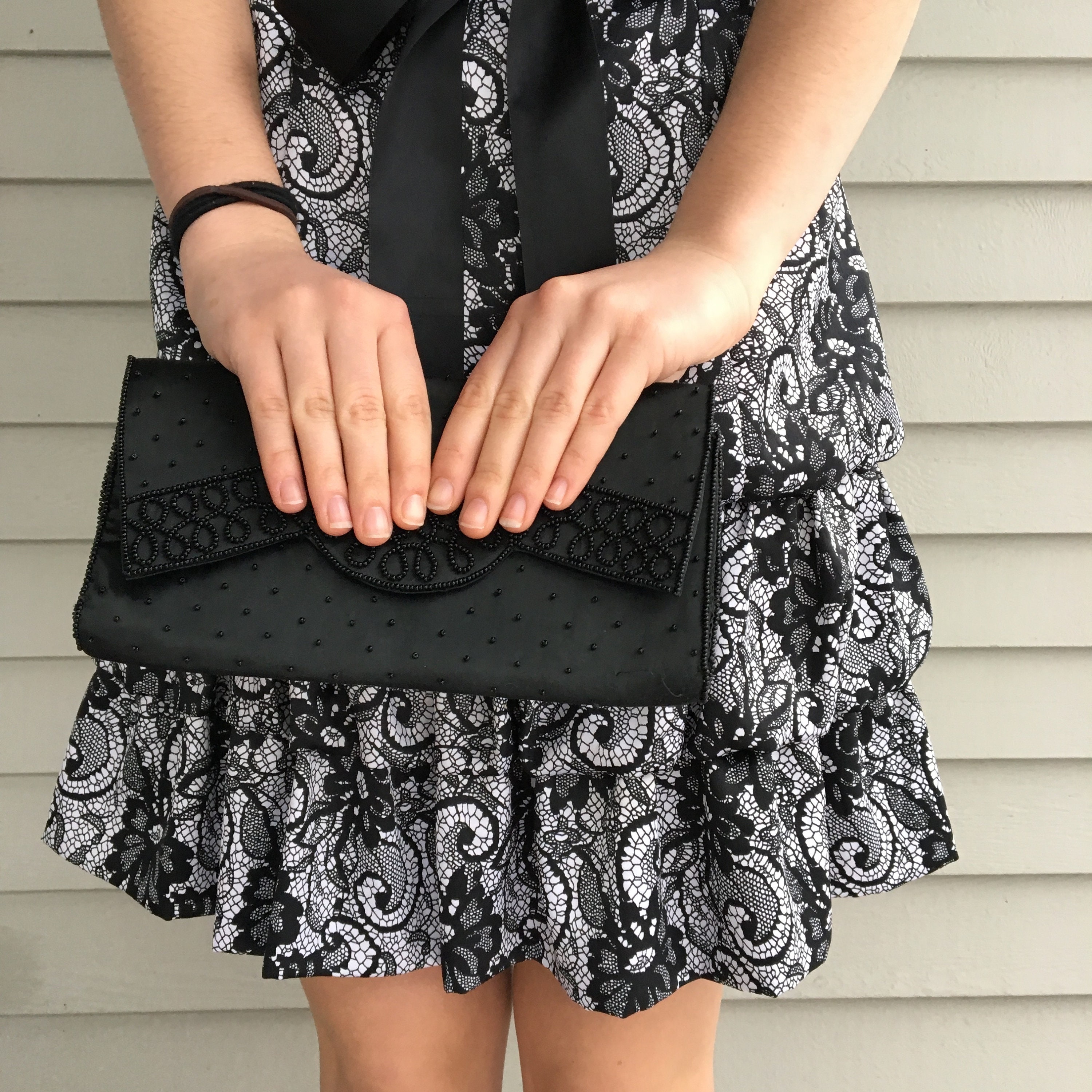 Little black evening outlet bag
