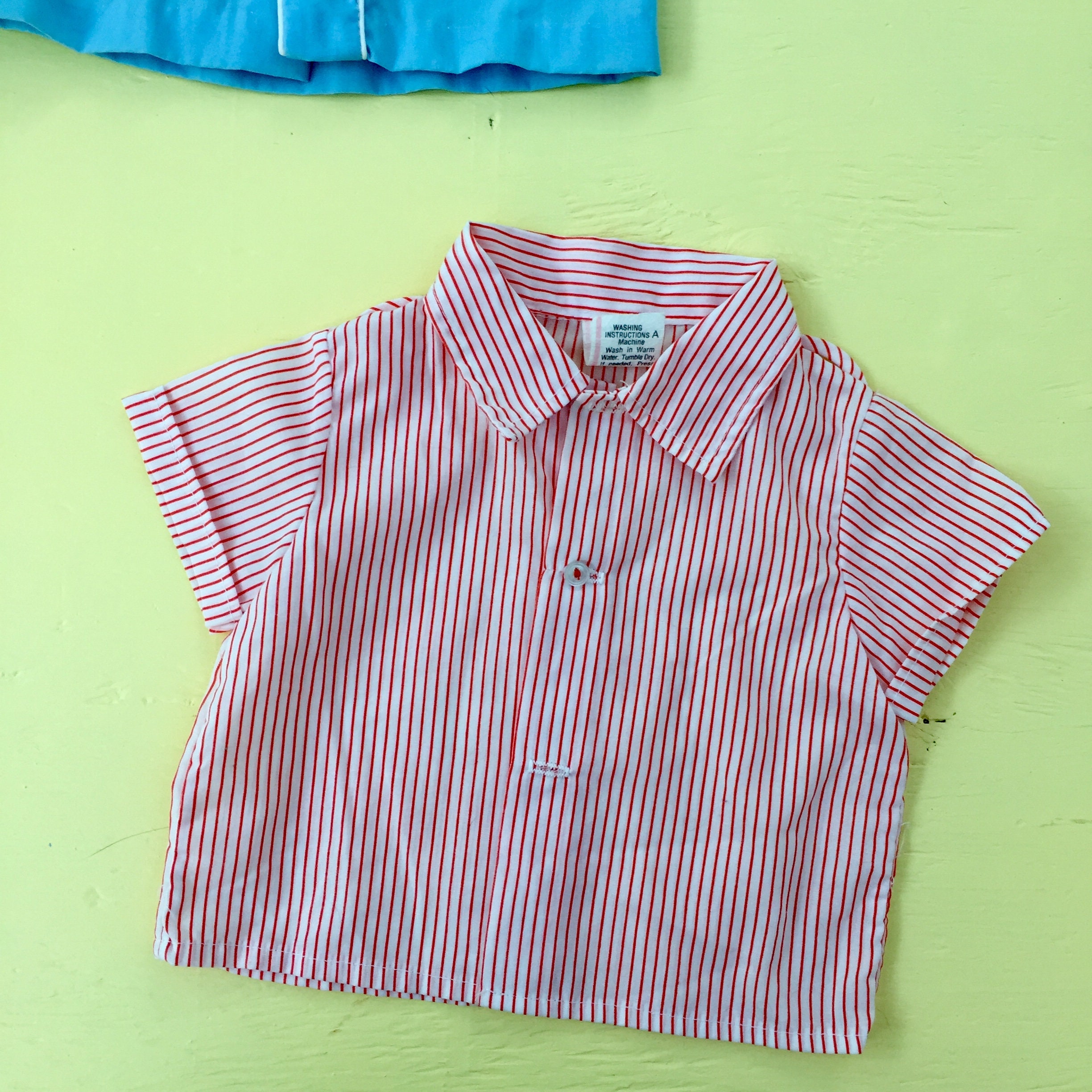 Vintage 1960s Baby Boy Oxford Shirts, Set of Three, 3-6 months, Vintage ...