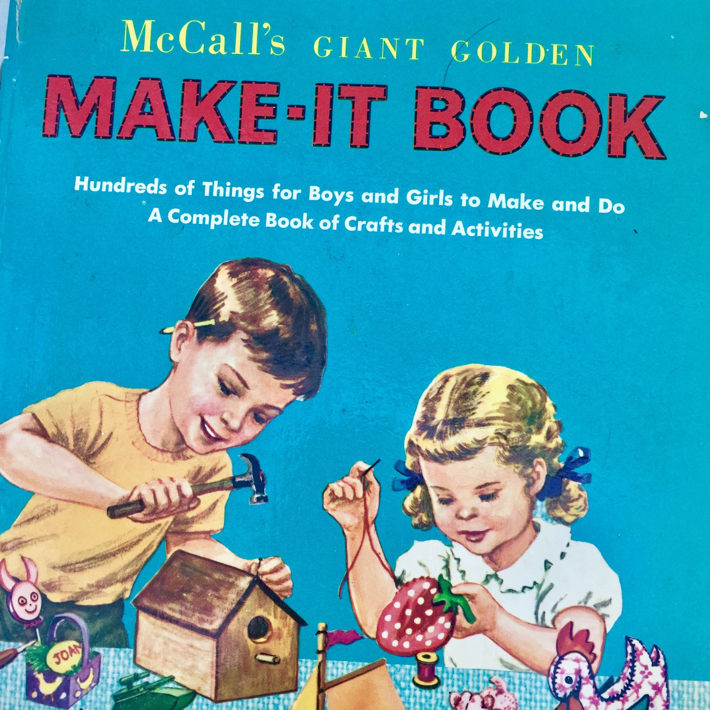1950s McCall's Children's MakeIt Book, 1950s Children's Arts and