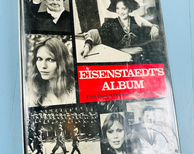 Vintage "Eisenstaedt's Album" book by Alfred Eisenstaedt Life Magazine Photographer Photojournalism Celebrity Photography Pop Culture Rare