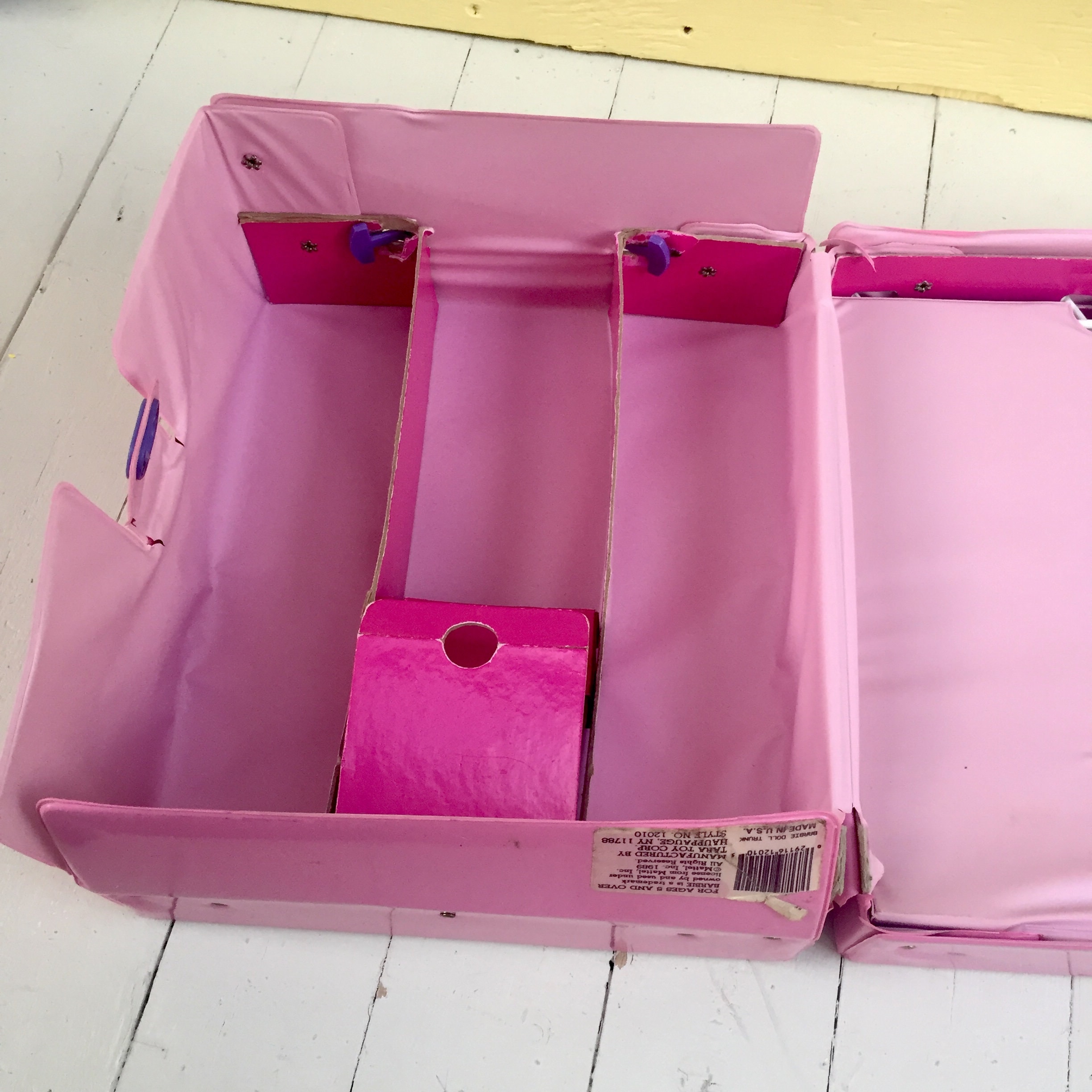 Vintage 1980s Barbie Carrying Case, Vintage Barbie Case, Vintage Barbie Fashion Trunk, Vintage