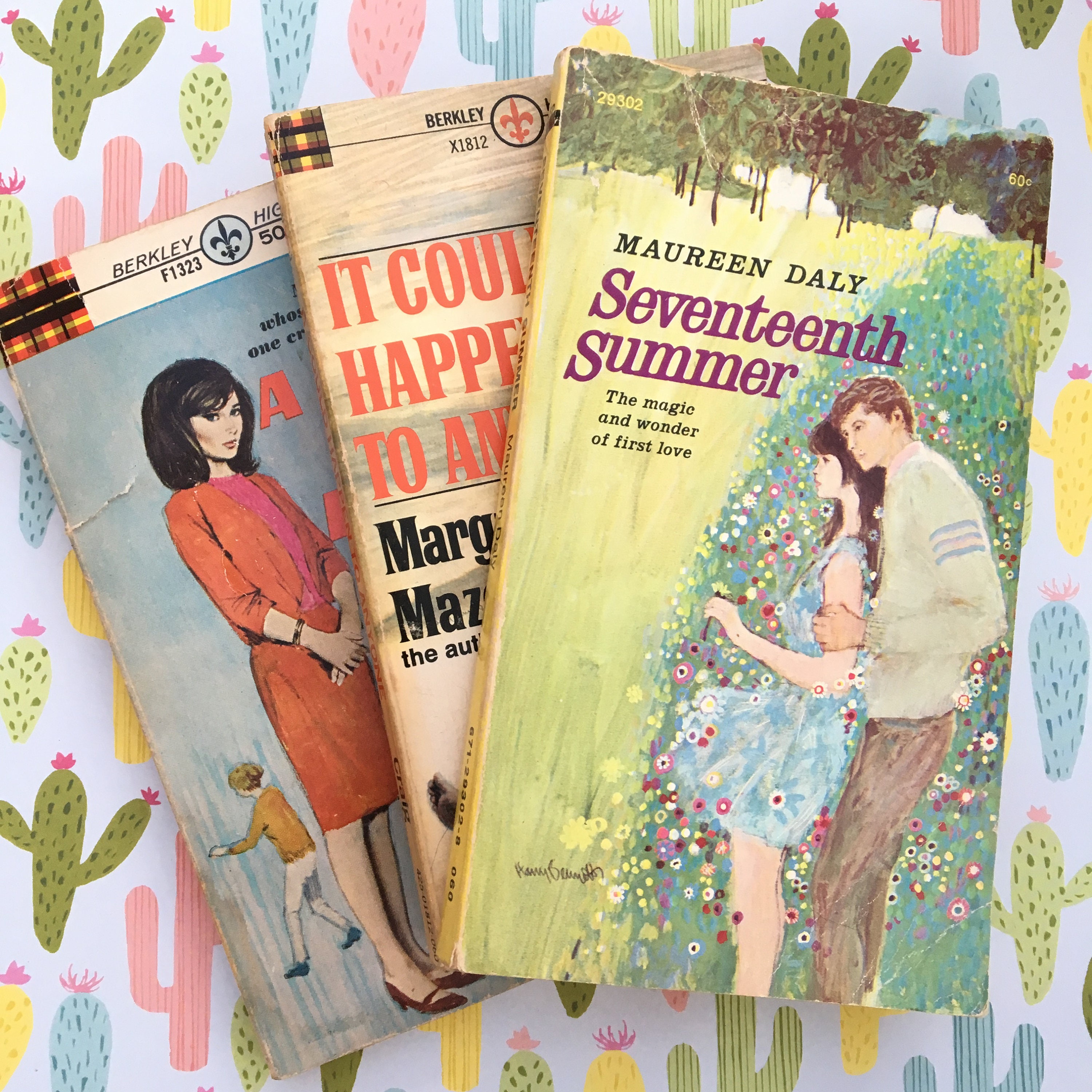 The Novel Extra 60 Vintage 1960s Teen Paperback Books, 1960s YA Novels, Vintage Teenage