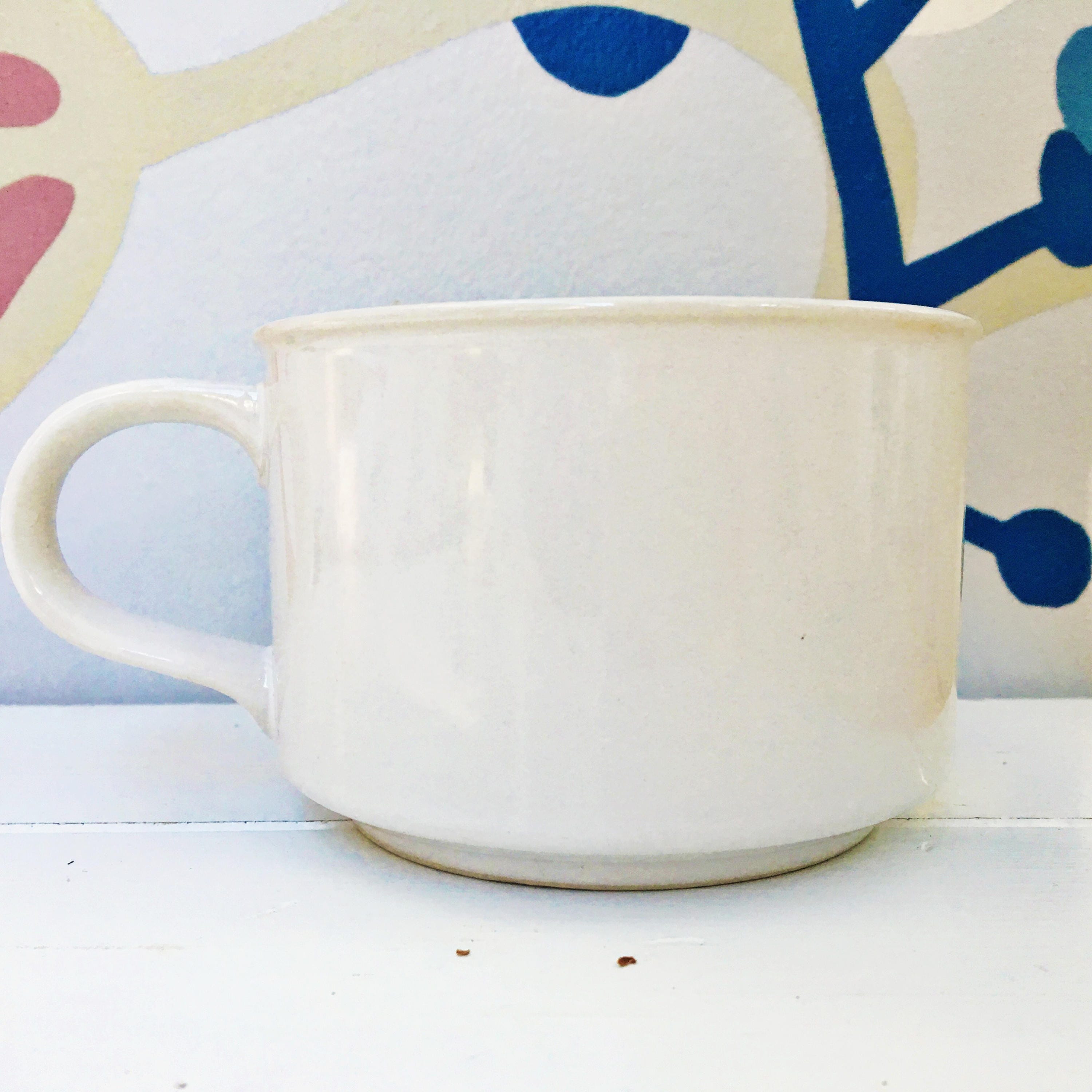 Vintage Chicken Soup Mug, Vintage Soup Recipe Mug, Vintage Soup Bowl, Retro Kitchen Decor