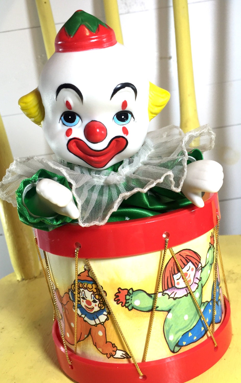 clown in the box toy