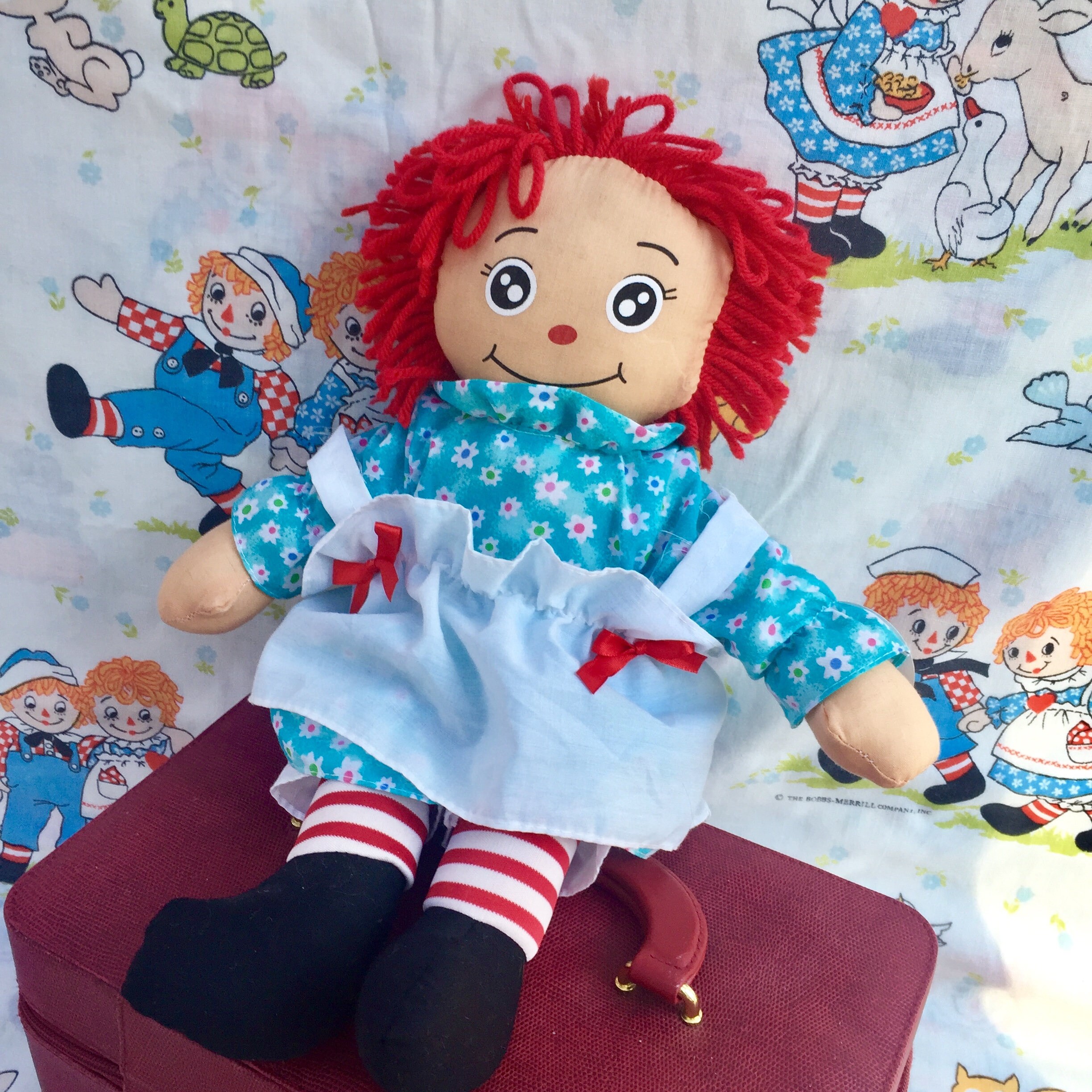 Vintage Raggedy Ann Doll, Vintage Collectors Doll, Vintage Rag Doll